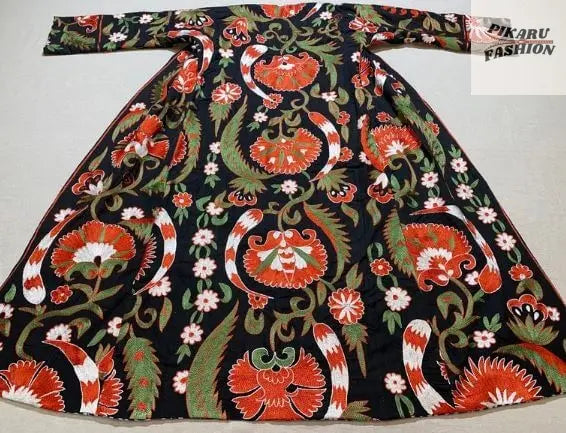 Handcrafted Suzani Coat – Boho Ethnic Long Jacket