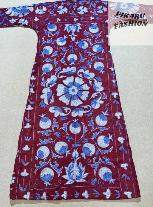 Handcrafted Suzani Coat – Boho Ethnic Long Jacket