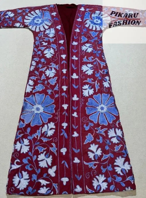Handcrafted Suzani Coat – Boho Ethnic Long Jacket
