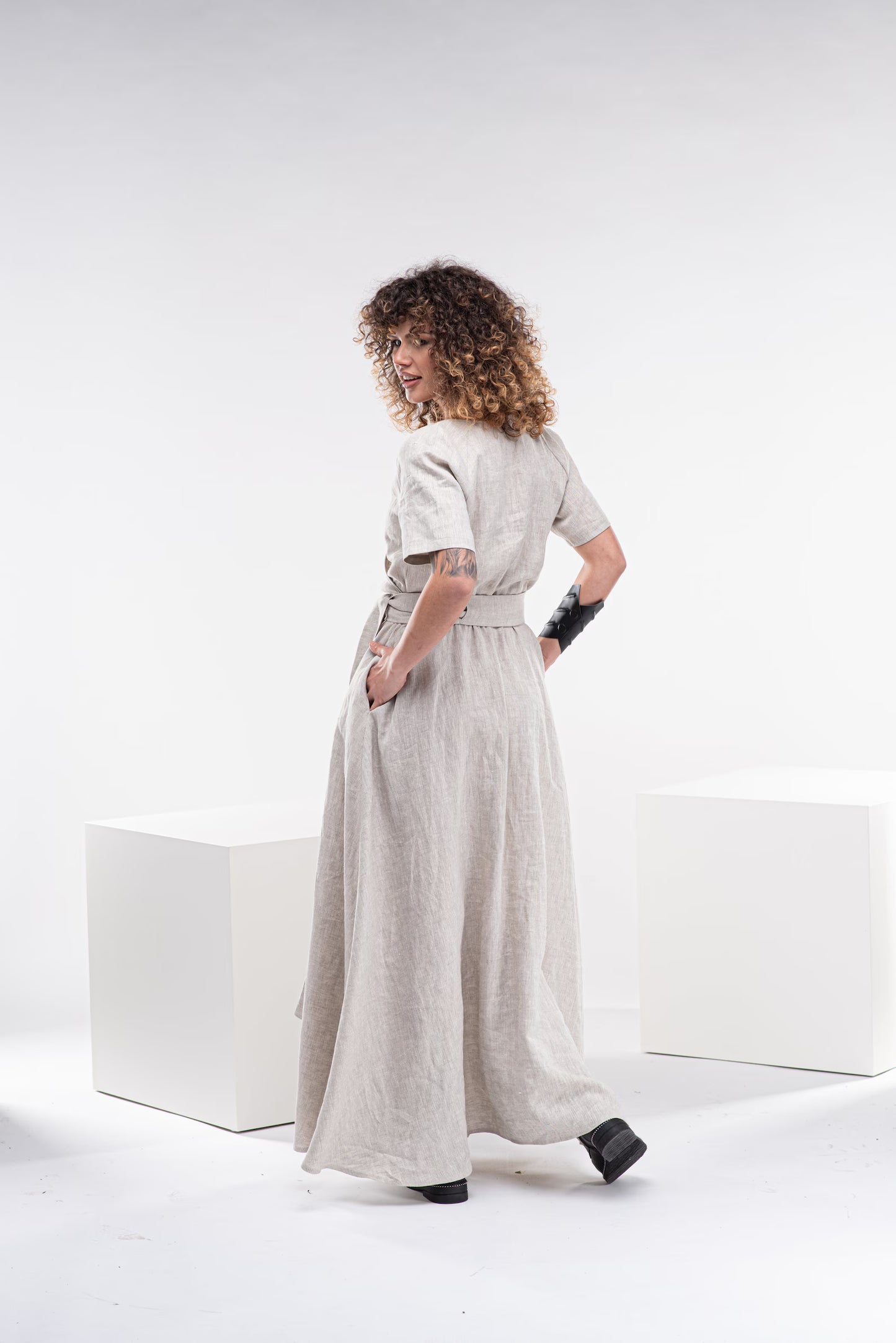 Maxi Wrap Dress - PIKARU FASHION