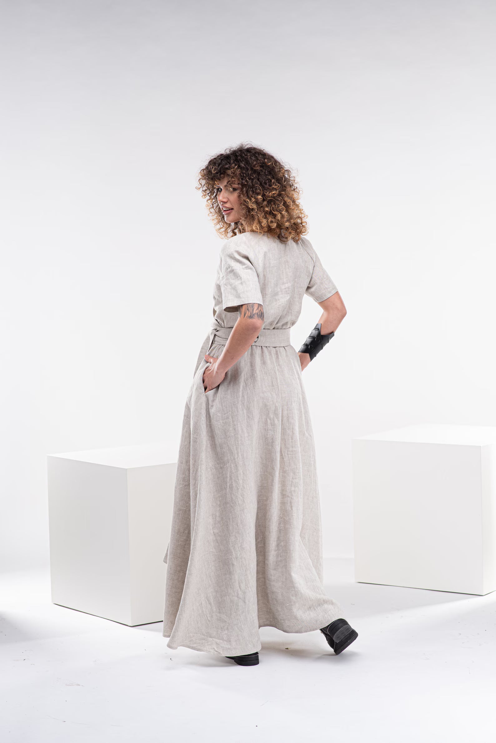 Maxi Wrap Dress - PIKARU FASHION