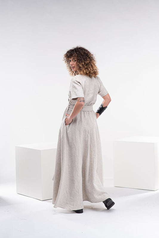 Maxi Wrap Dress - PIKARU FASHION