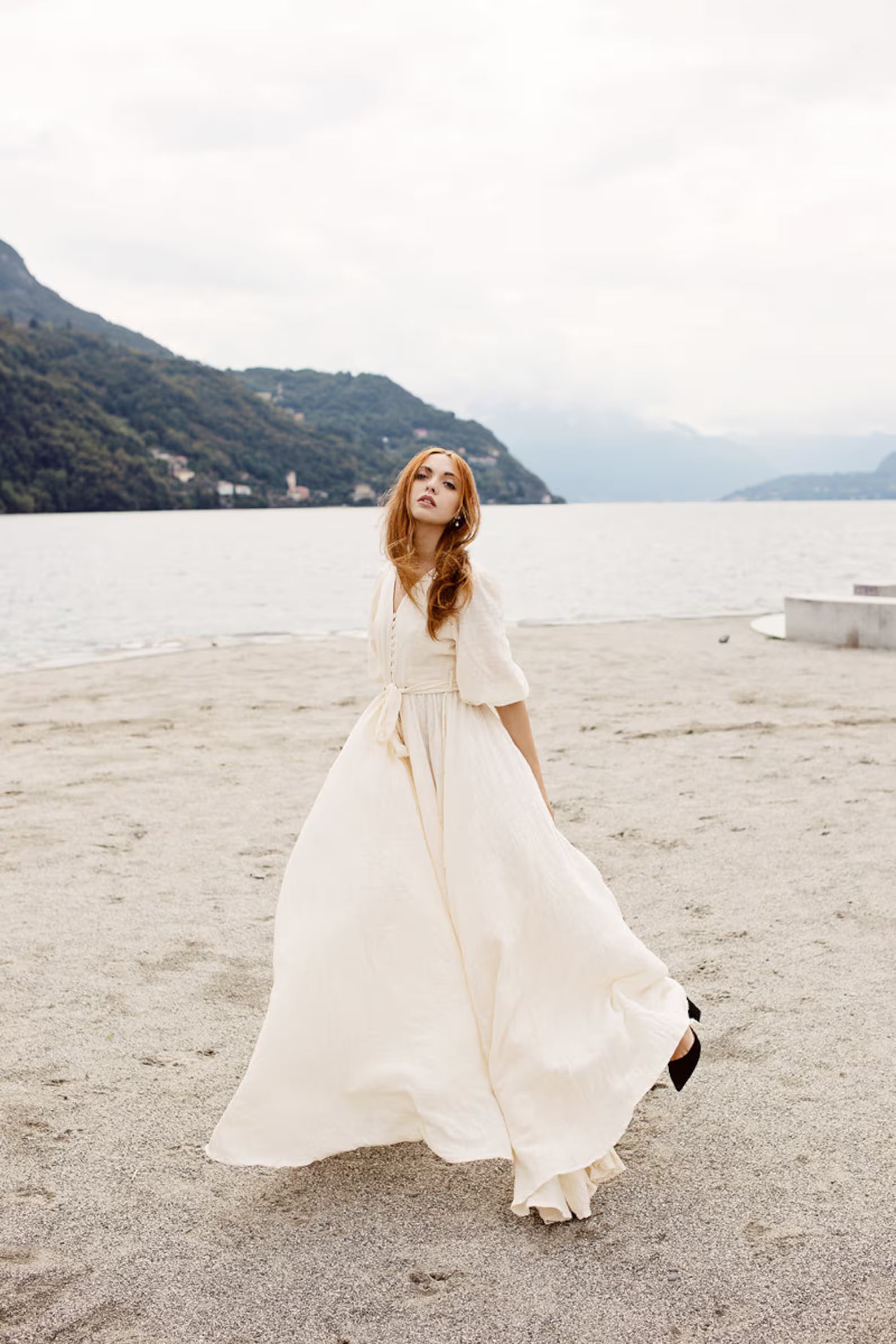 Wrap Dress Button Front - Boho Dress - PIKARU FASHION