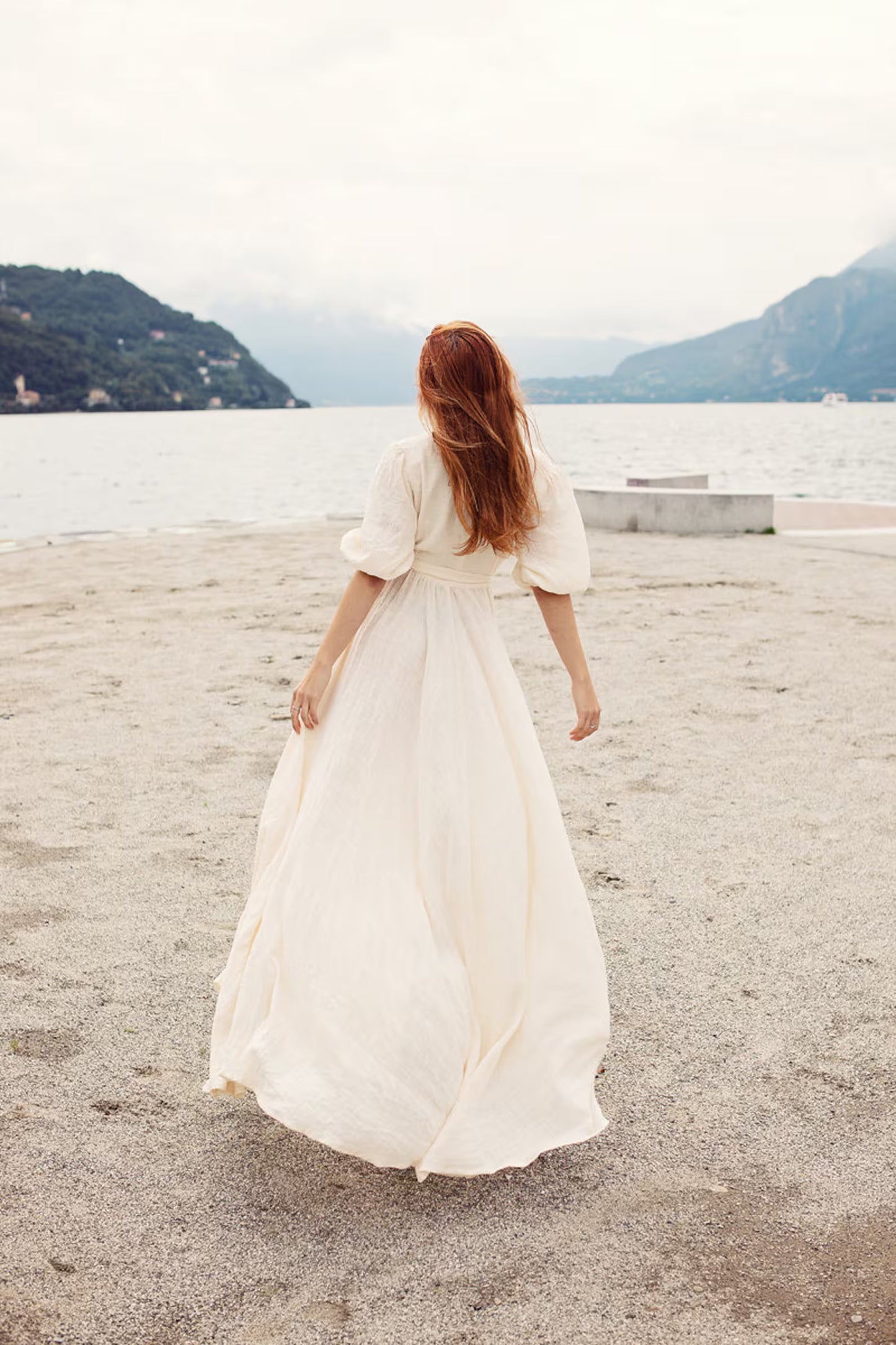 Wrap Dress Button Front - Boho Dress - PIKARU FASHION