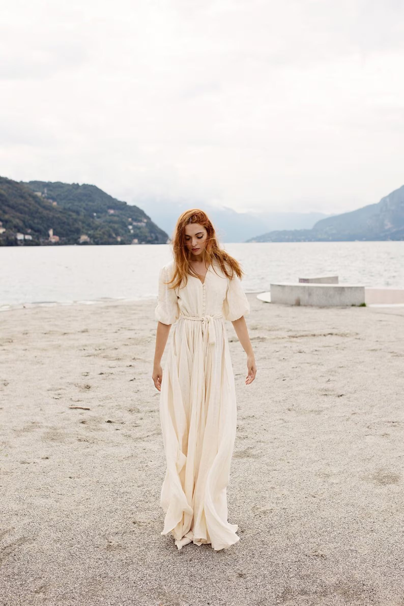 Wrap Dress Button Front - Boho Dress - PIKARU FASHION