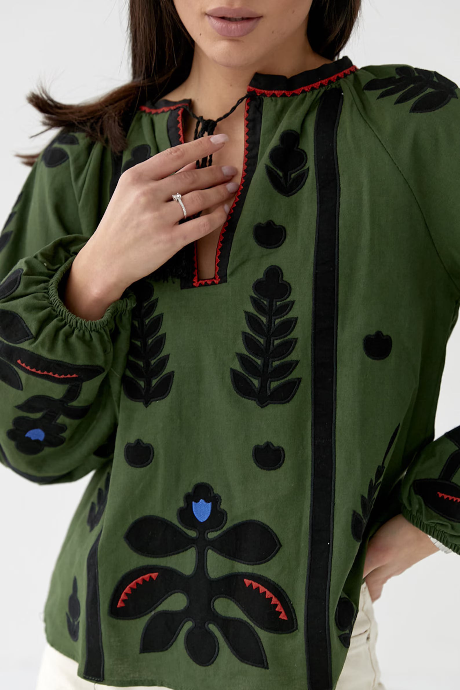 beautiful Boho Embroidered Blouse / PIKARU FASHION - PIKARU FASHION