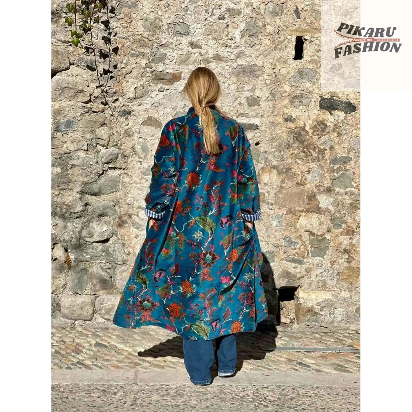 Long Velvet Jacket - PIKARU FASHION