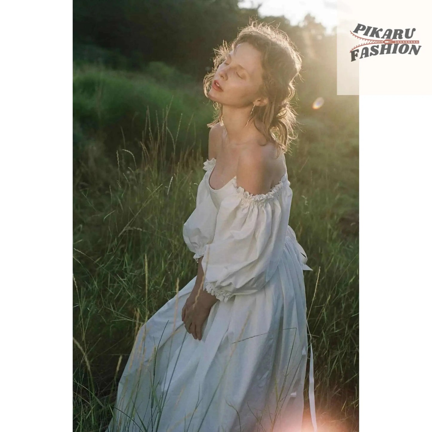 beautiful Puff sleeves dress-PIKARU FASHION - PIKARU FASHION