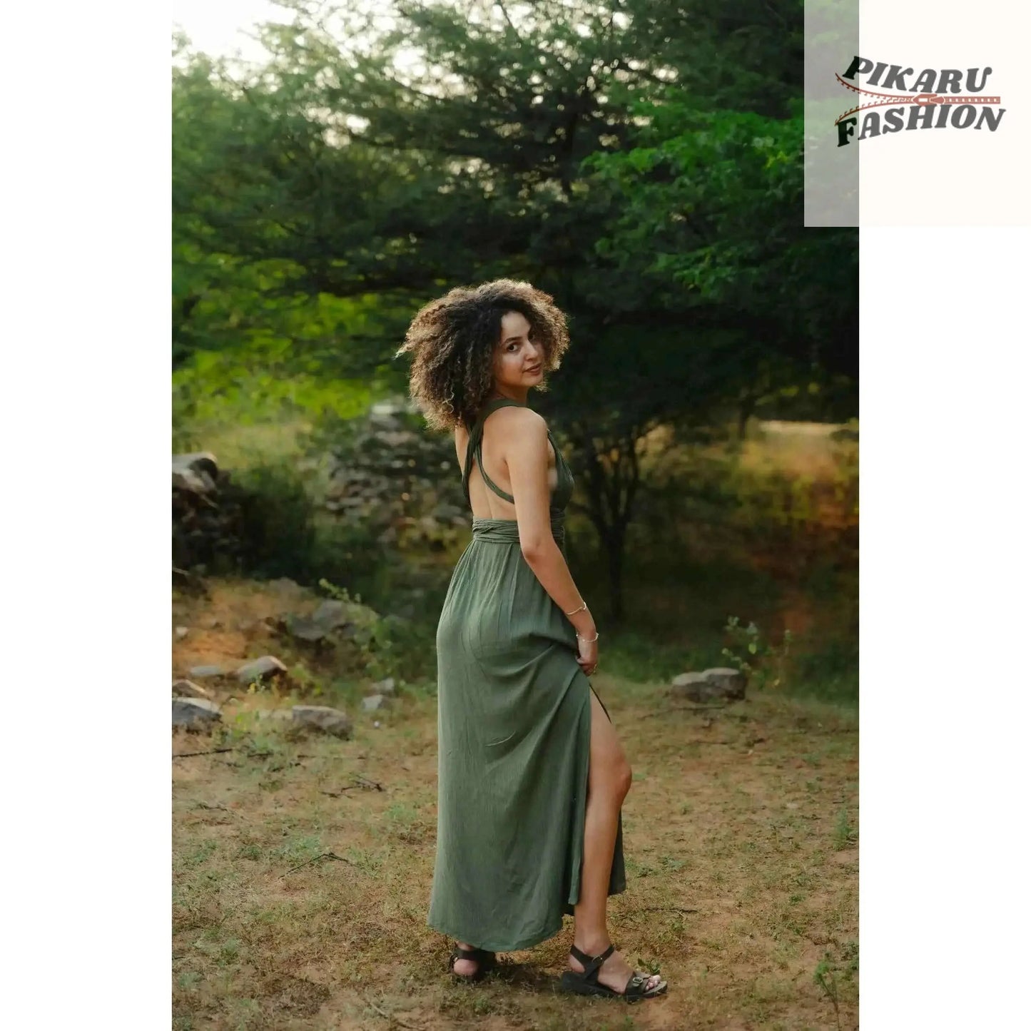 Bohemian-style maxi dress - PIKARU FASHION