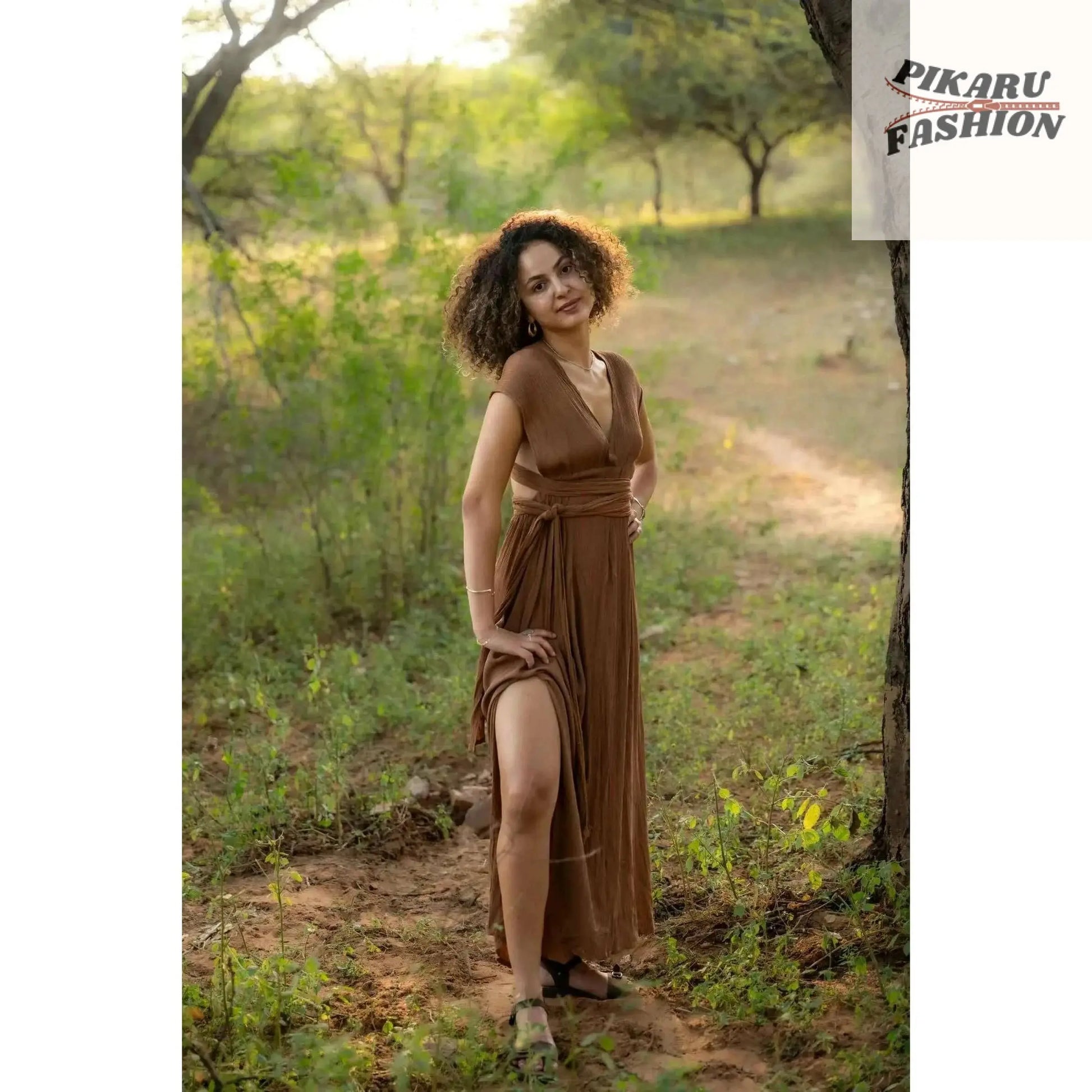 Bohemian-style maxi dress - PIKARU FASHION