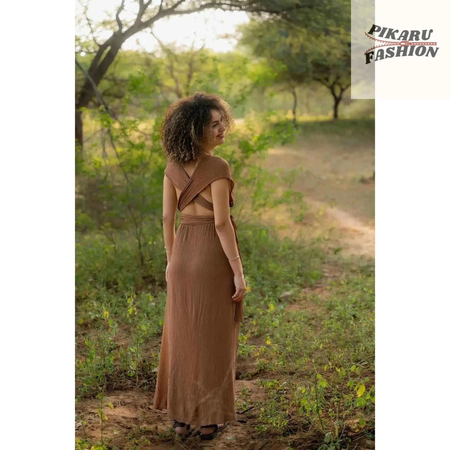 Bohemian-style maxi dress - PIKARU FASHION