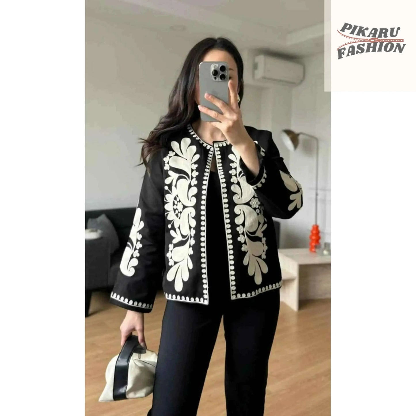 Ukrainian embroidery,ukrainian jacket,embroidered jacket, - PIKARU FASHION