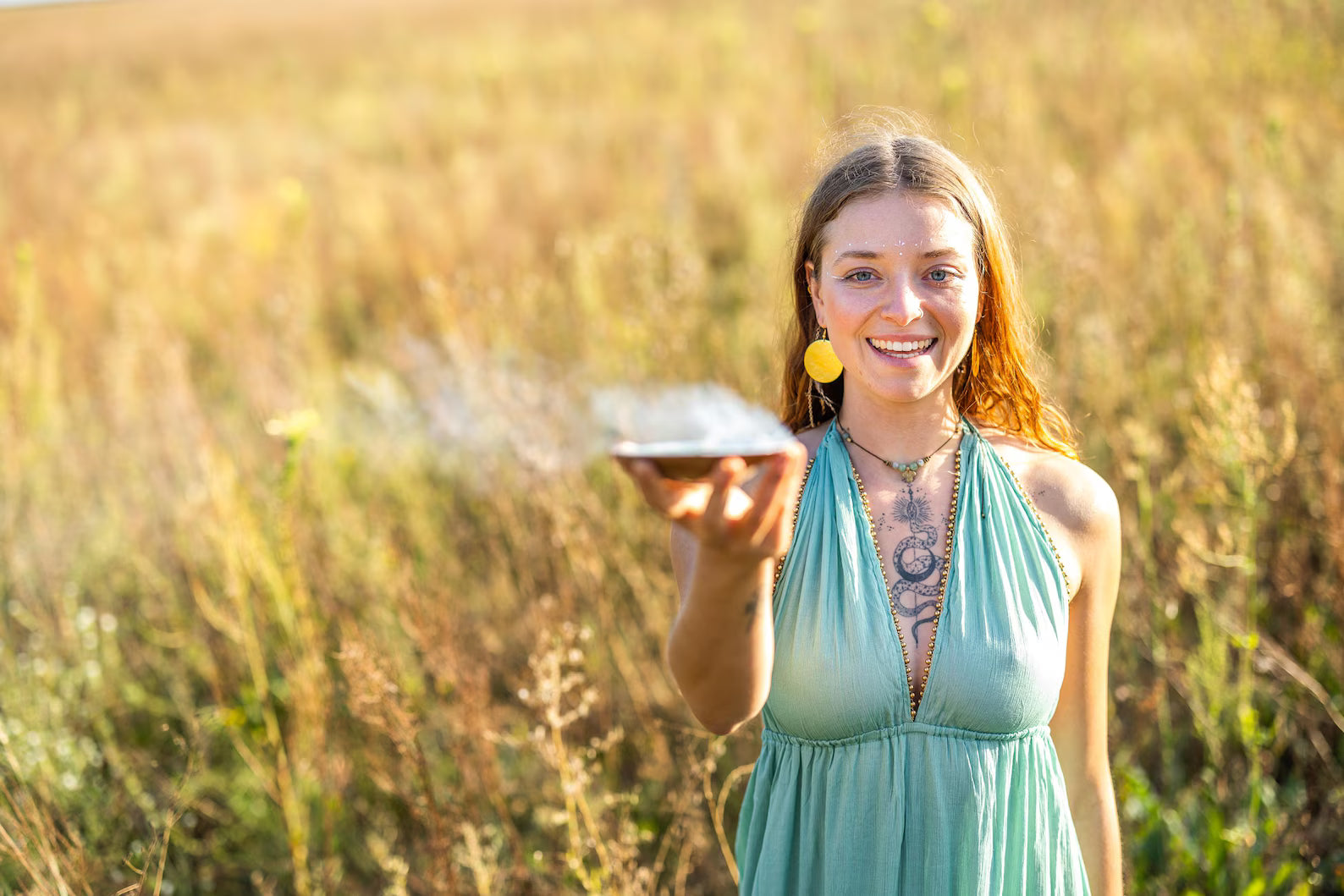 Summer Boho Dress blue - PIKARU FASHION